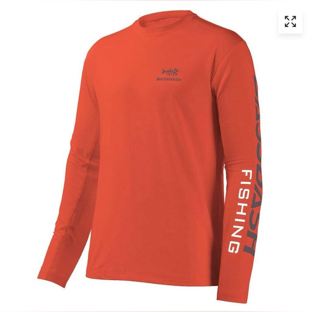 Bassdash Men's UPF 50+ Long Sleeve Fishing Shirt Dry Fit Performance Activewear